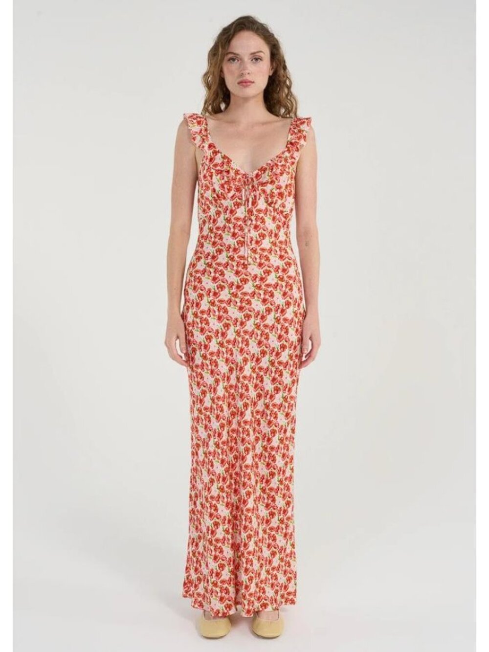 ROAME. Women's Dorothy Dress Size 2 in Fields Of Poppy
